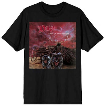 DIO: Lock Up The Wolves T-shirt (black)