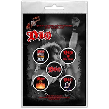 DIO: We Rock Button Badge Pack