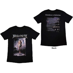 MEGADETH: Countdown (back print) T-shirt (black)