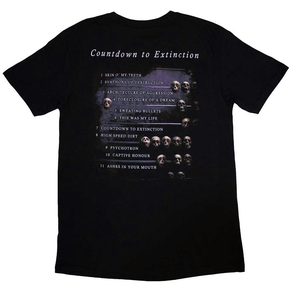 MEGADETH: Countdown (back print) T-shirt (black)