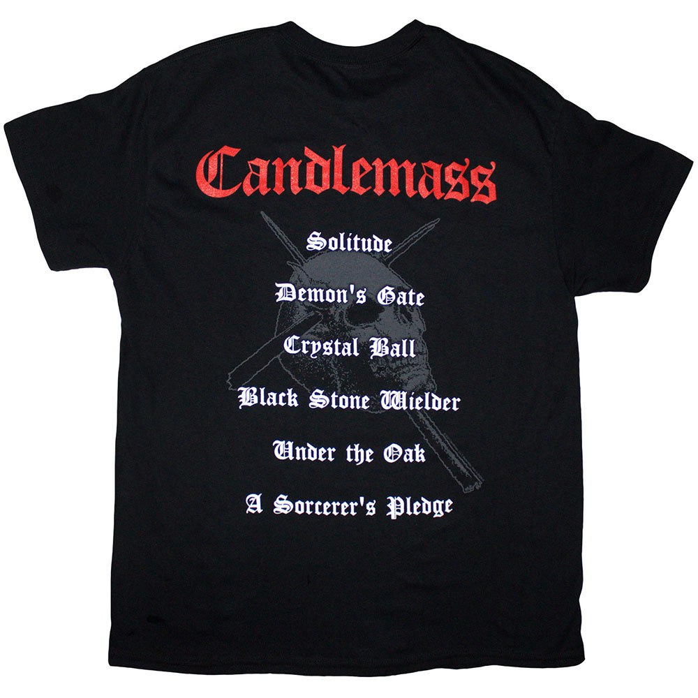 CANDLEMASS: Epicus Doomicus Metallicus (Back Print) T-shirt (black)