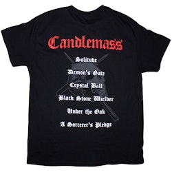 CANDLEMASS: Epicus Doomicus Metallicus (Back Print) T-shirt (black)