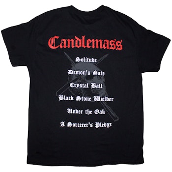 CANDLEMASS: Epicus Doomicus Metallicus (Back Print) T-shirt (black)
