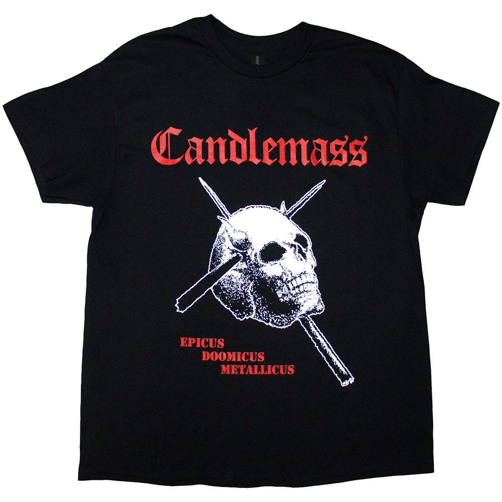 CANDLEMASS: Epicus Doomicus Metallicus (Back Print) T-shirt (black)