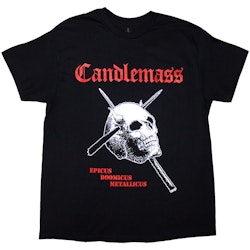 CANDLEMASS: Epicus Doomicus Metallicus (Back Print) T-shirt (black)