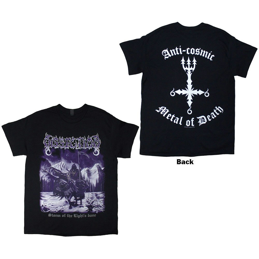 DISSECTION: Storm Of The Light's Bane (Back Print) T-shirt (black)