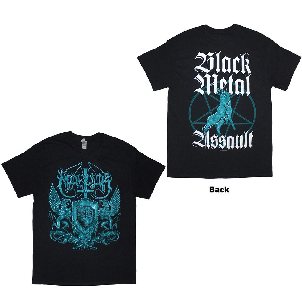 MARDUK: Black Metal Assault (Back Print) T-shirt (black)