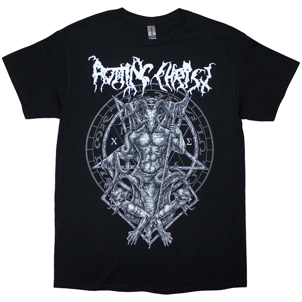 ROTTING CHRIST: Hellenic Black Metal Legions (Back Print) T-shirt (black)