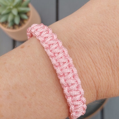 Armband Paracord Rosa