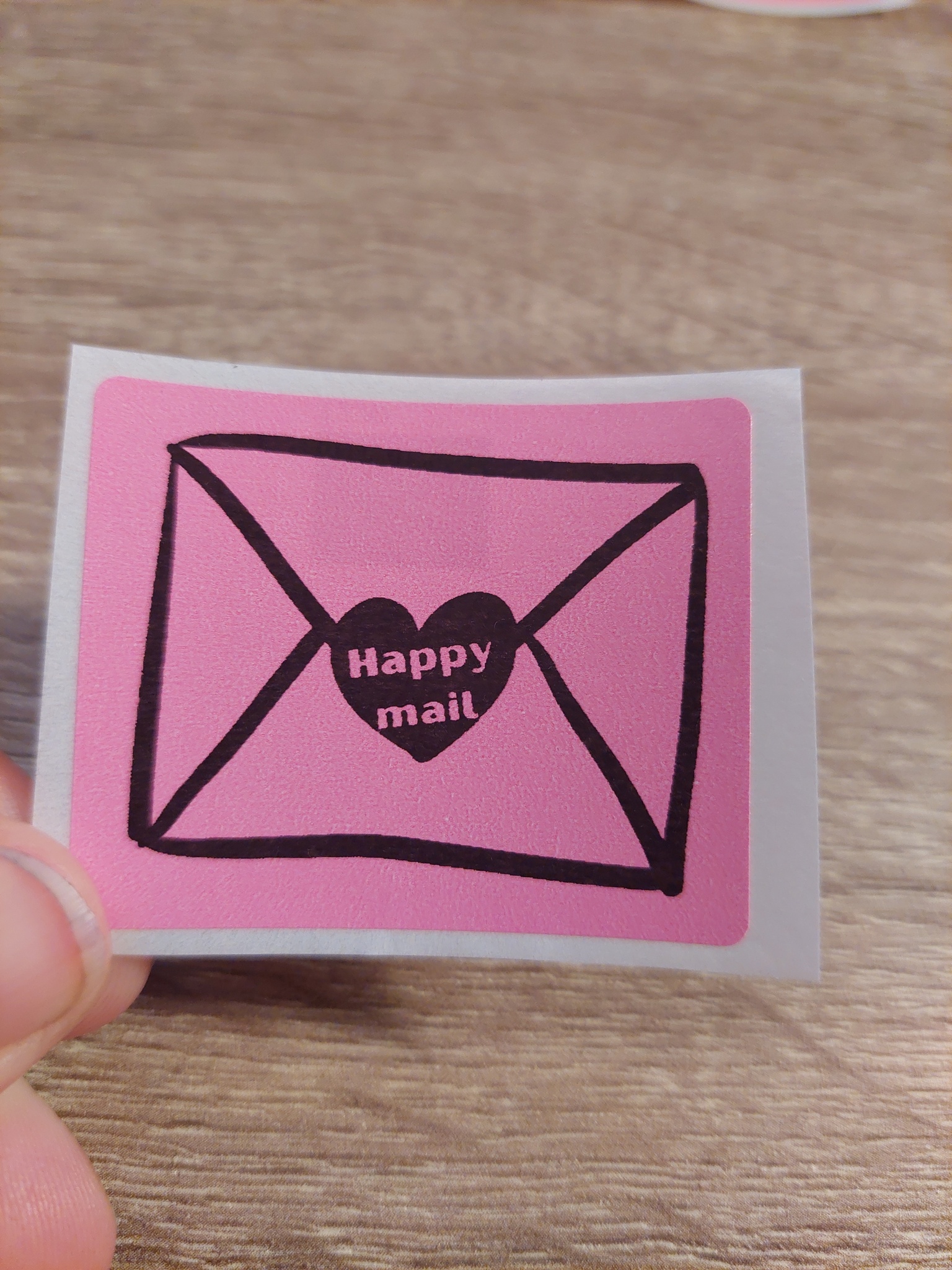 Etikett rosa Happy mail