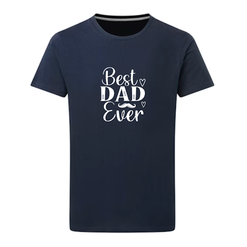 T-shirt blå Best dad ever