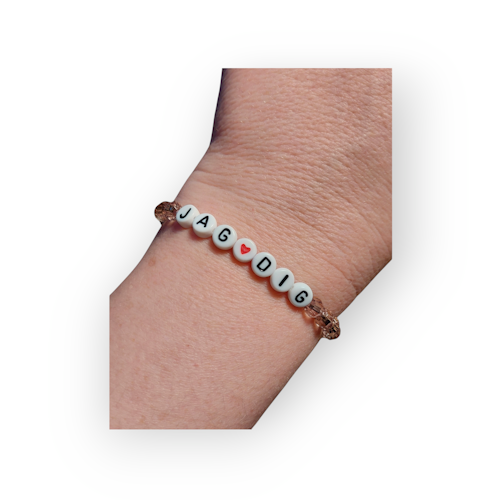 Armband Jag Hjärta dig
