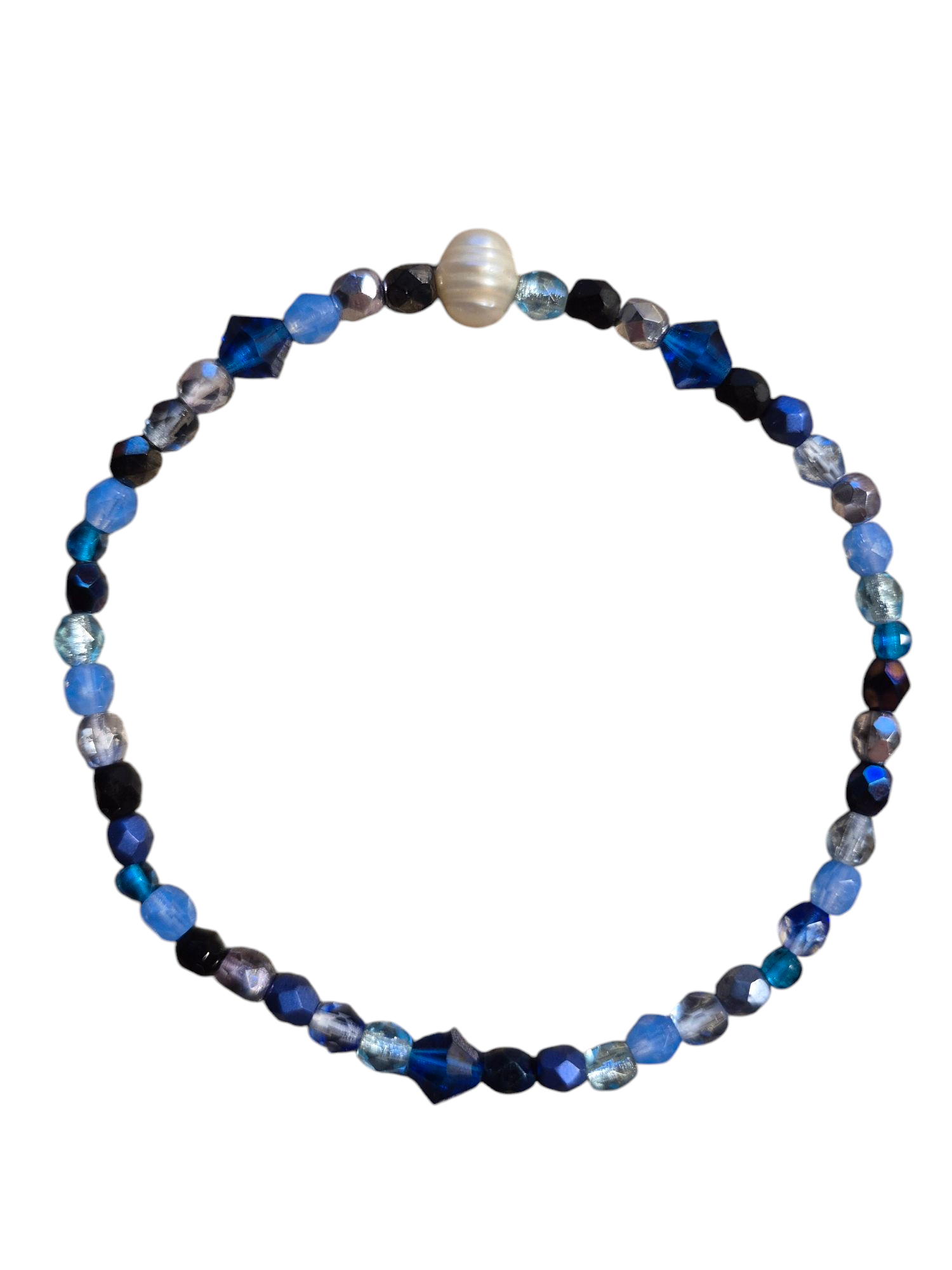 Armband Glänsande blå