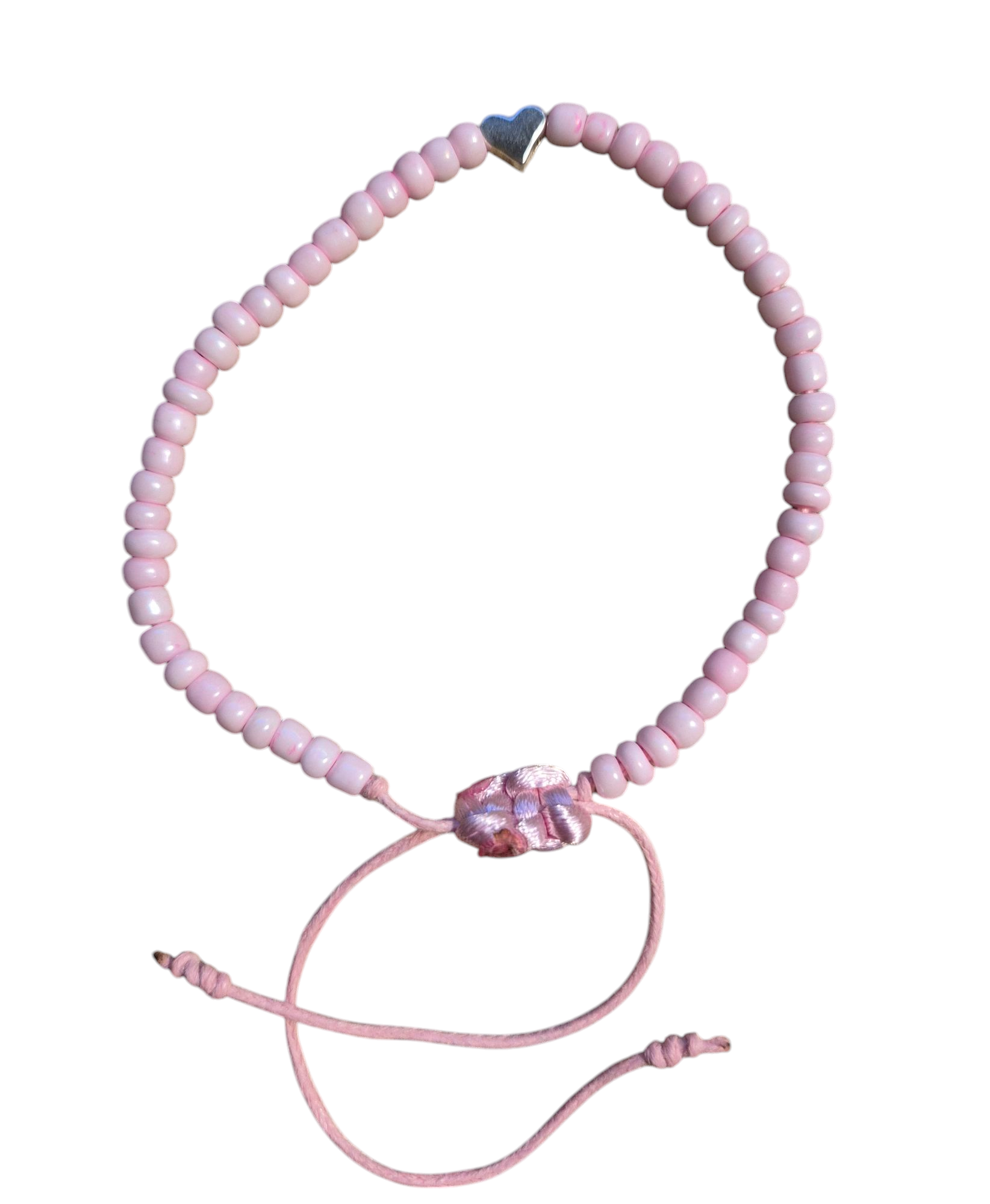 Armband Rosa med hjärta
