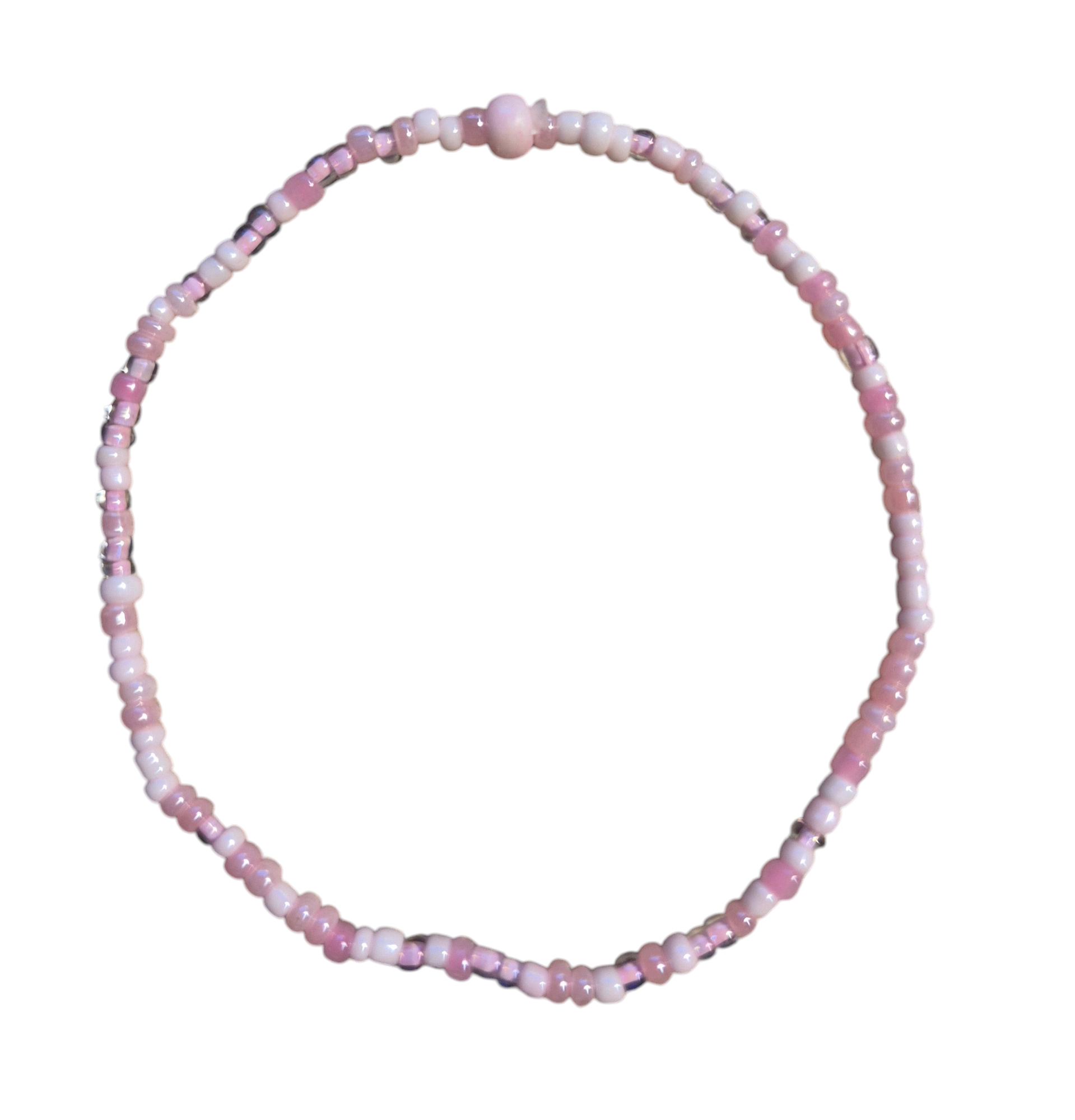 Armband Ljusrosa med pärla
