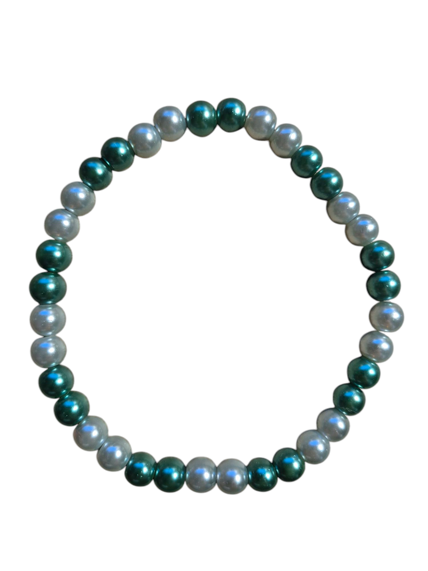 Armband Glansig grön