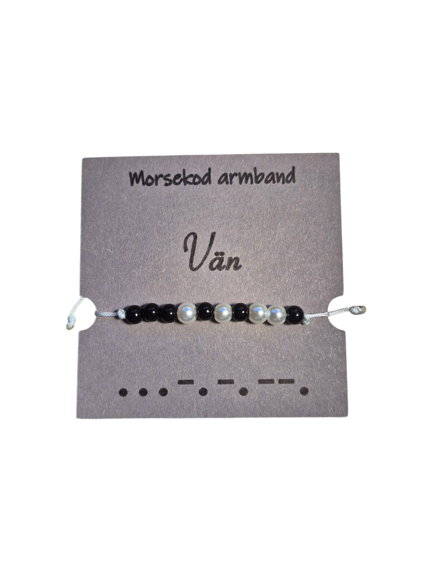 Armband morsekod Vän