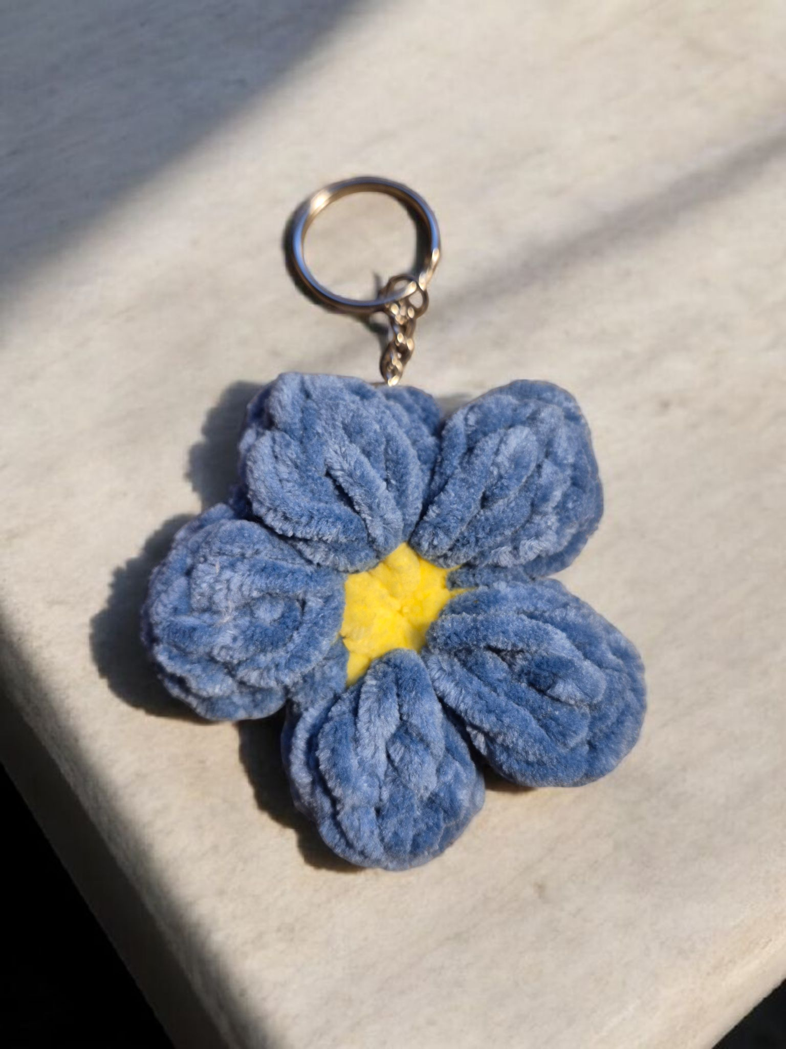 Nyckelring Blomma stor