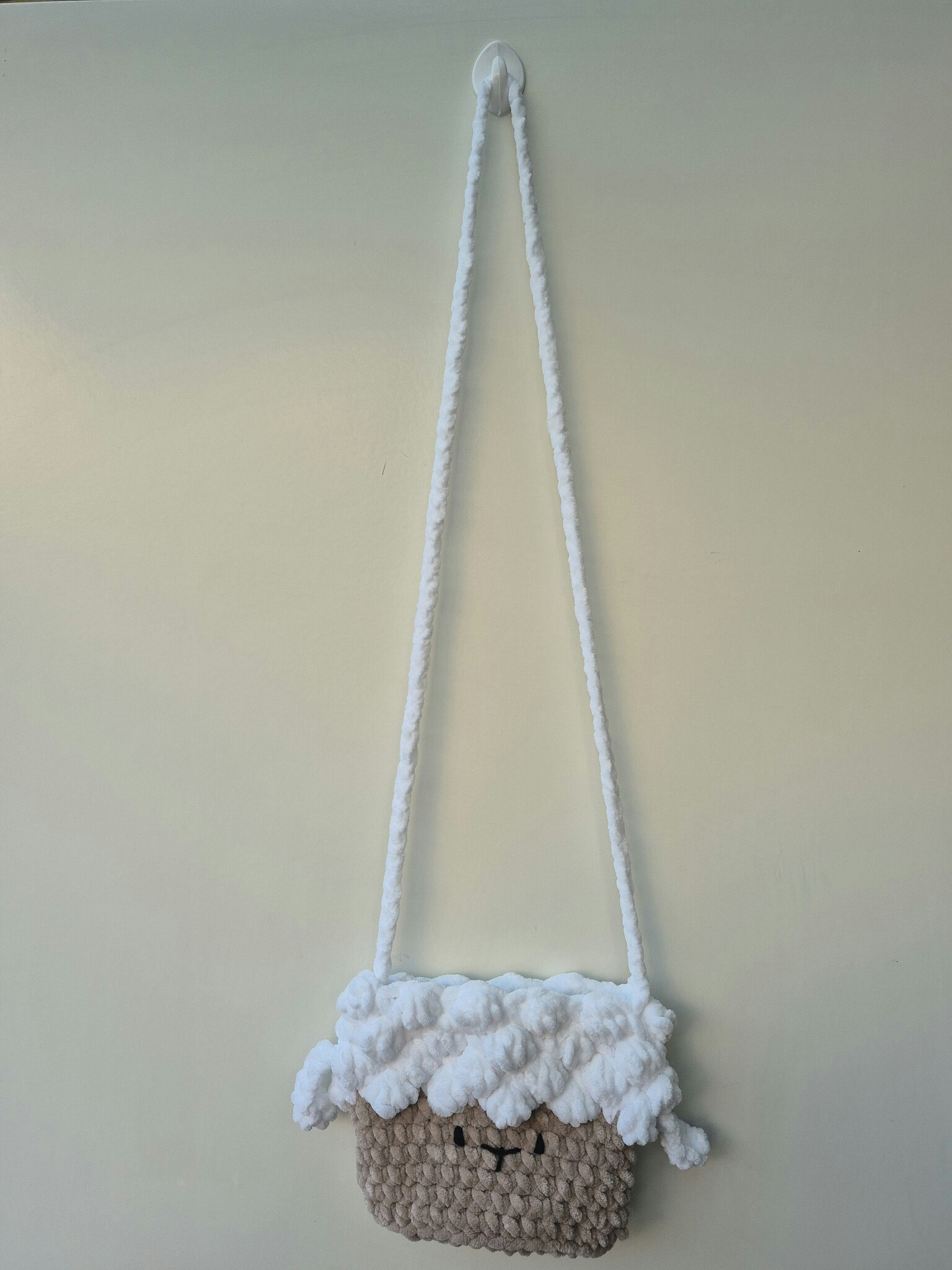 Handväska för barn Vit/ Beige Får