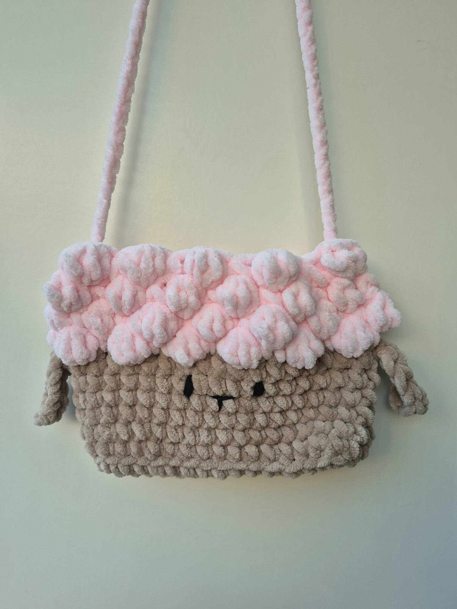 Handväska för barn Rosa/Beige Får