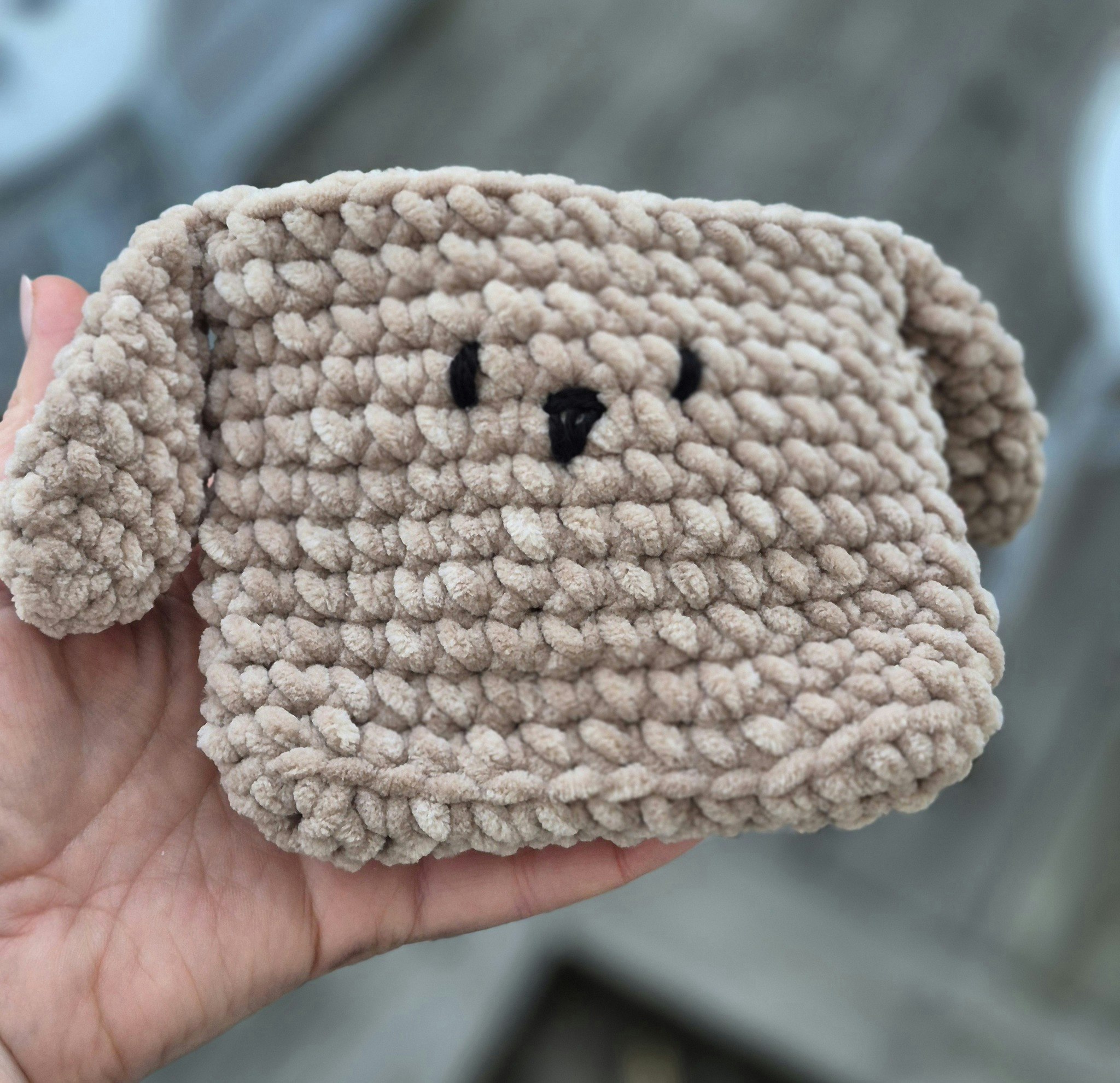 Handväska för barn Beige Hund