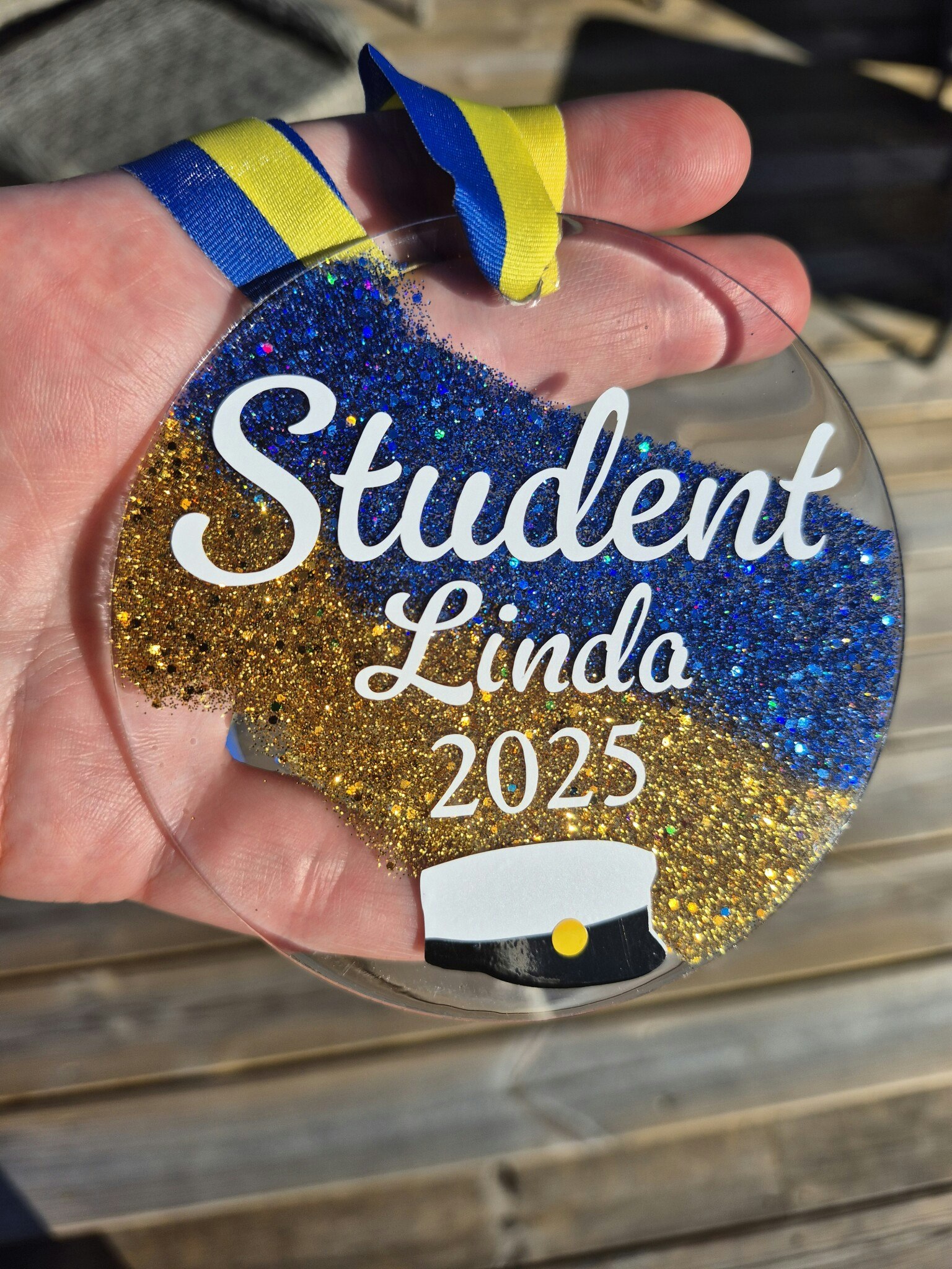 Student medalj med namn