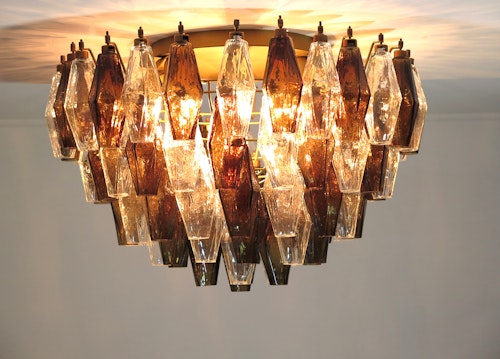 Elegant Murano Poliedri taklampa