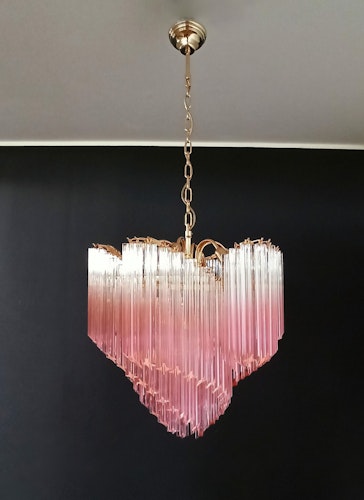 Modern Quadriedri Murano glaskrona