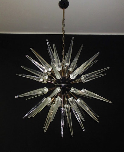 Unik Murano takkrona Sputnik- glas