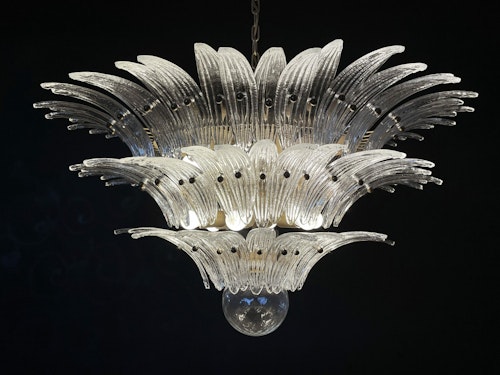 Palmette taklampa- Murano Ljuskrona