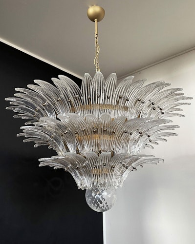 Palmette taklampa- Murano Ljuskrona