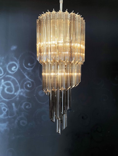 Murano spiral krona – 54st prismor