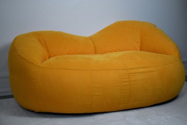 Bean bag soffa orange