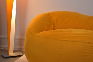 Bean bag soffa orange