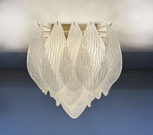 Taklampa Murano 32 blad