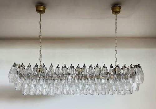 Stor Murano ljuskrona – Poliedri – 138