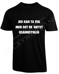 Jeg Kan Ta Feil Men