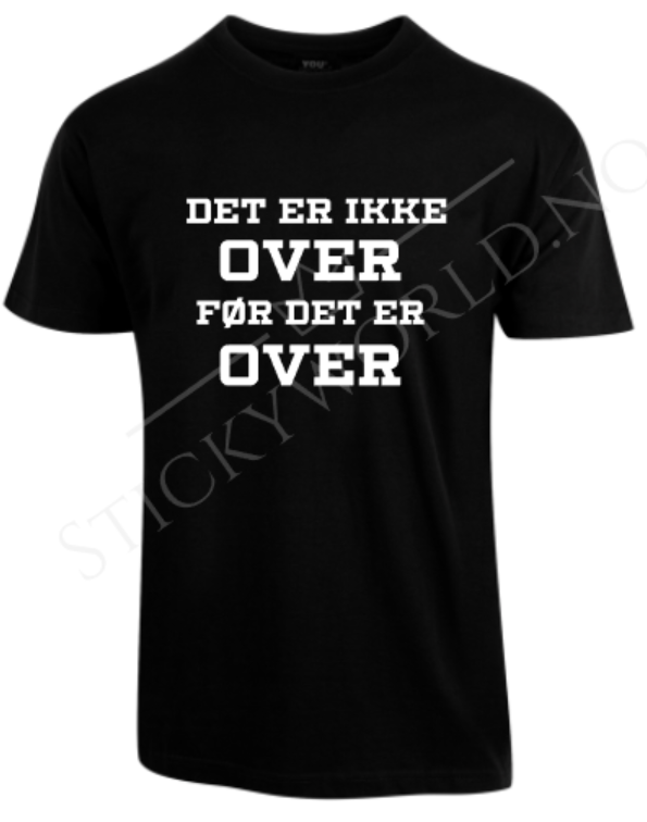 Det Er Ikke Over Før Det Er Over