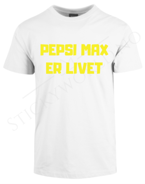 Pepsi Max Er Livet - Stickyworld.no