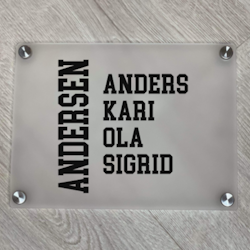 Dørskilt ''Anders''