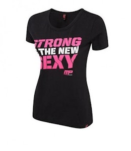 MusclePharm Ladies T-shirt Black Pink