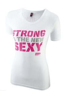 MusclePharm Ladies T White