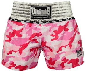 Ultim8 Muay Thai Shorts Pink Camo