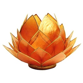 Stor lotusblomma för värmeljus