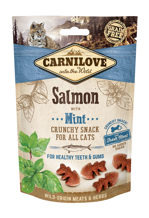 Carnilove CAT Crunchy Snack Salmon & Mint, 50g