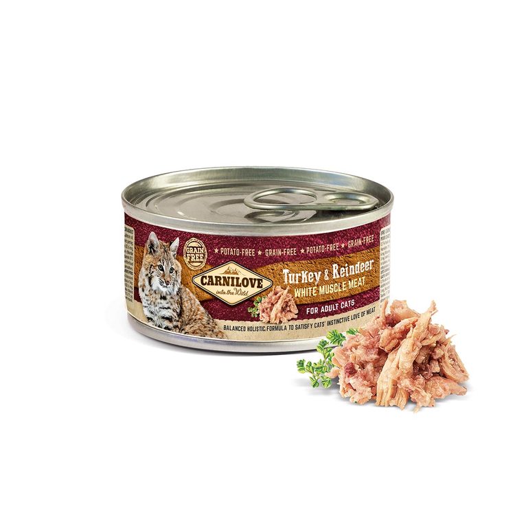 Carnilove White Muscle Meat Turkey & Reindeer, 100g