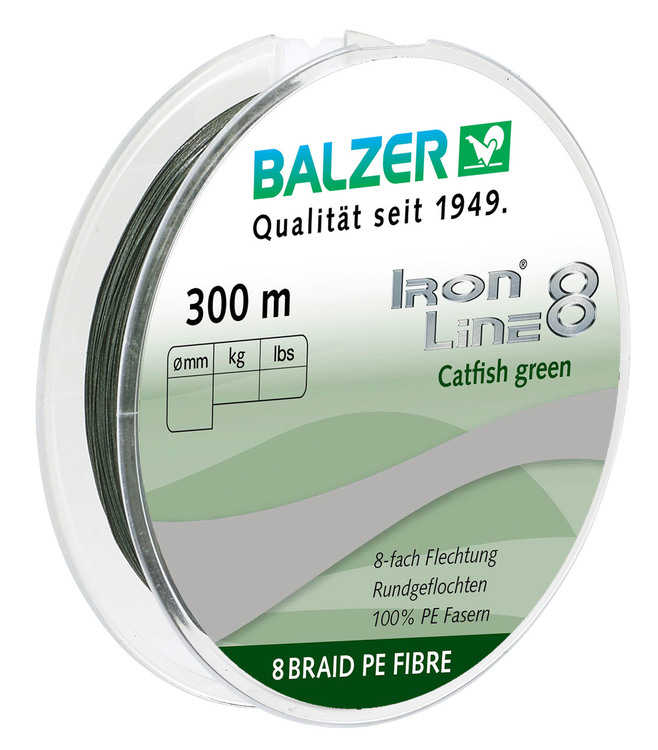 Iron Line 8 Catfish Green 300M