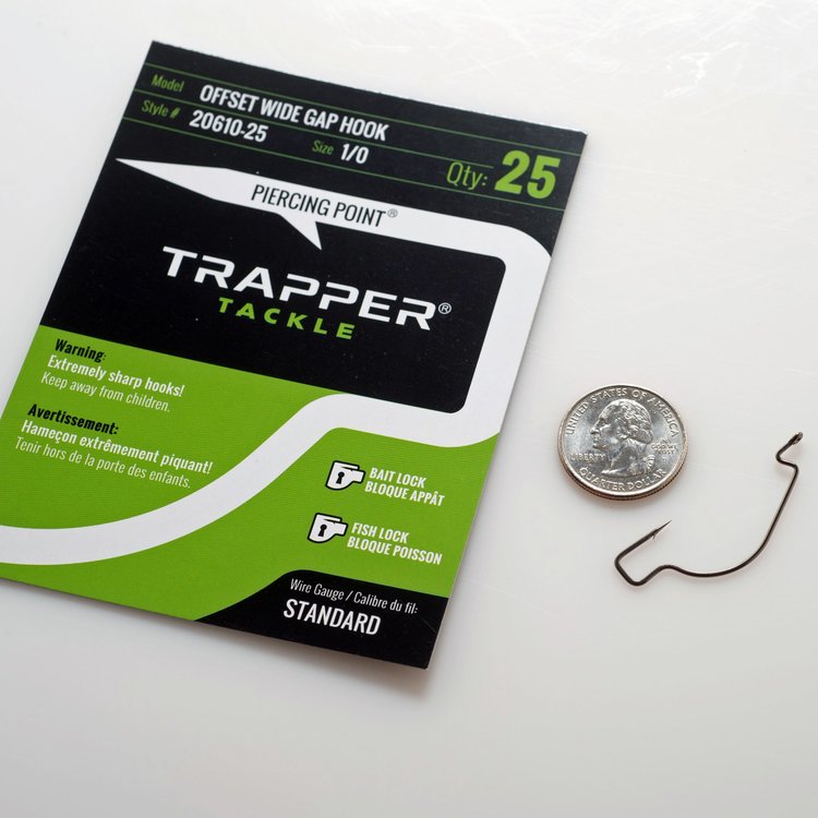 Trapper Hooks Offset Wide Gap Hook - Standard Gauge