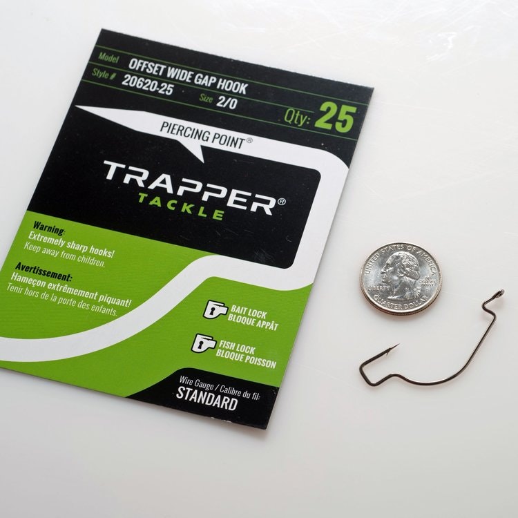 Trapper Hooks Offset Wide Gap Hook - Standard Gauge