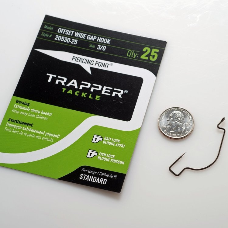 Trapper Hooks Offset Wide Gap Hook - Standard Gauge